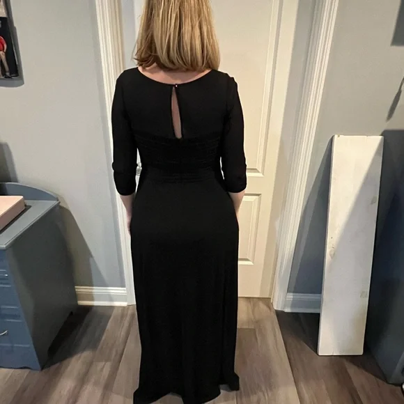 Signature by Sangria | Dresses | Black Formal Dress From Dillards Brand  Name Is Sangria Worn Once | Poshmark